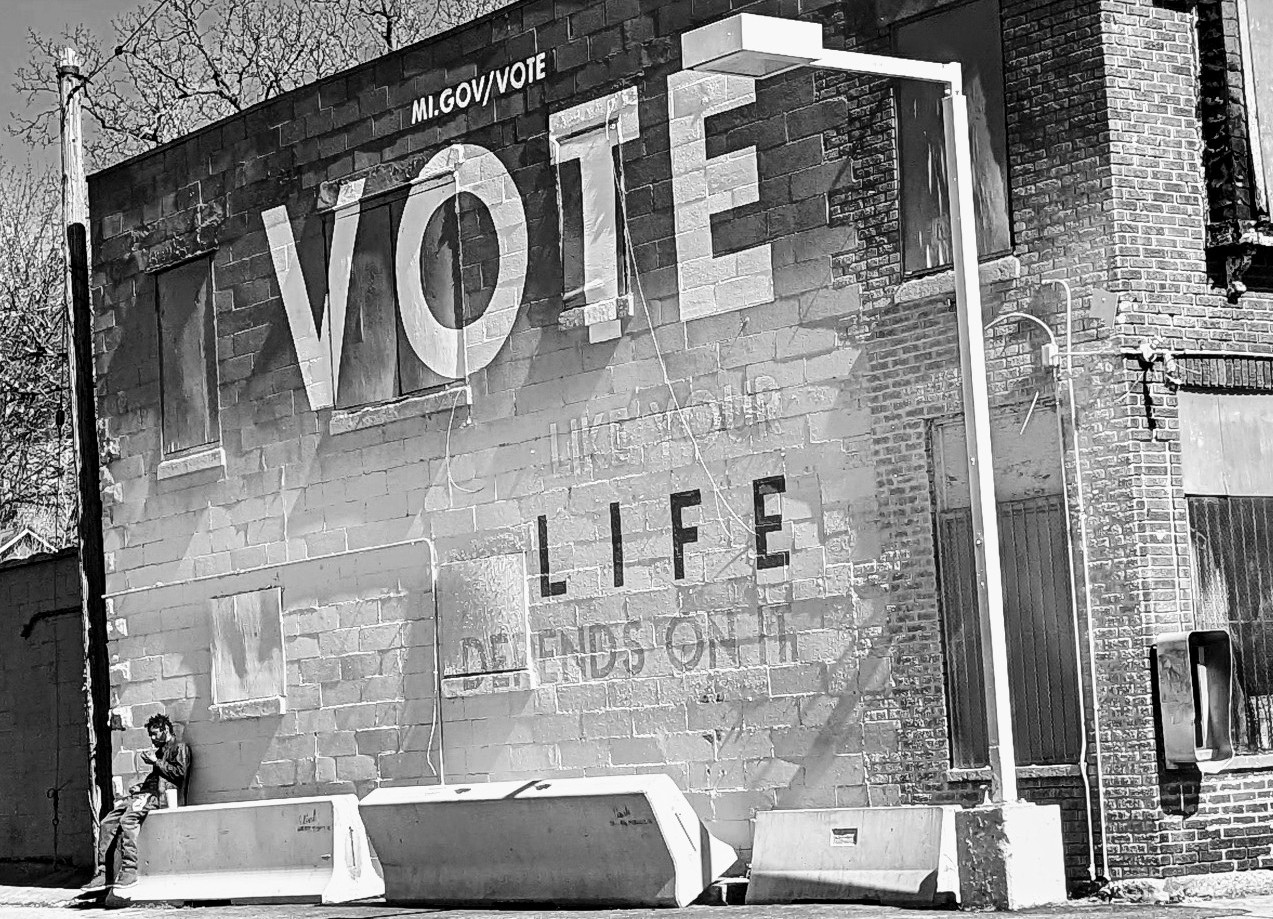 Grand Rapids Voting mural