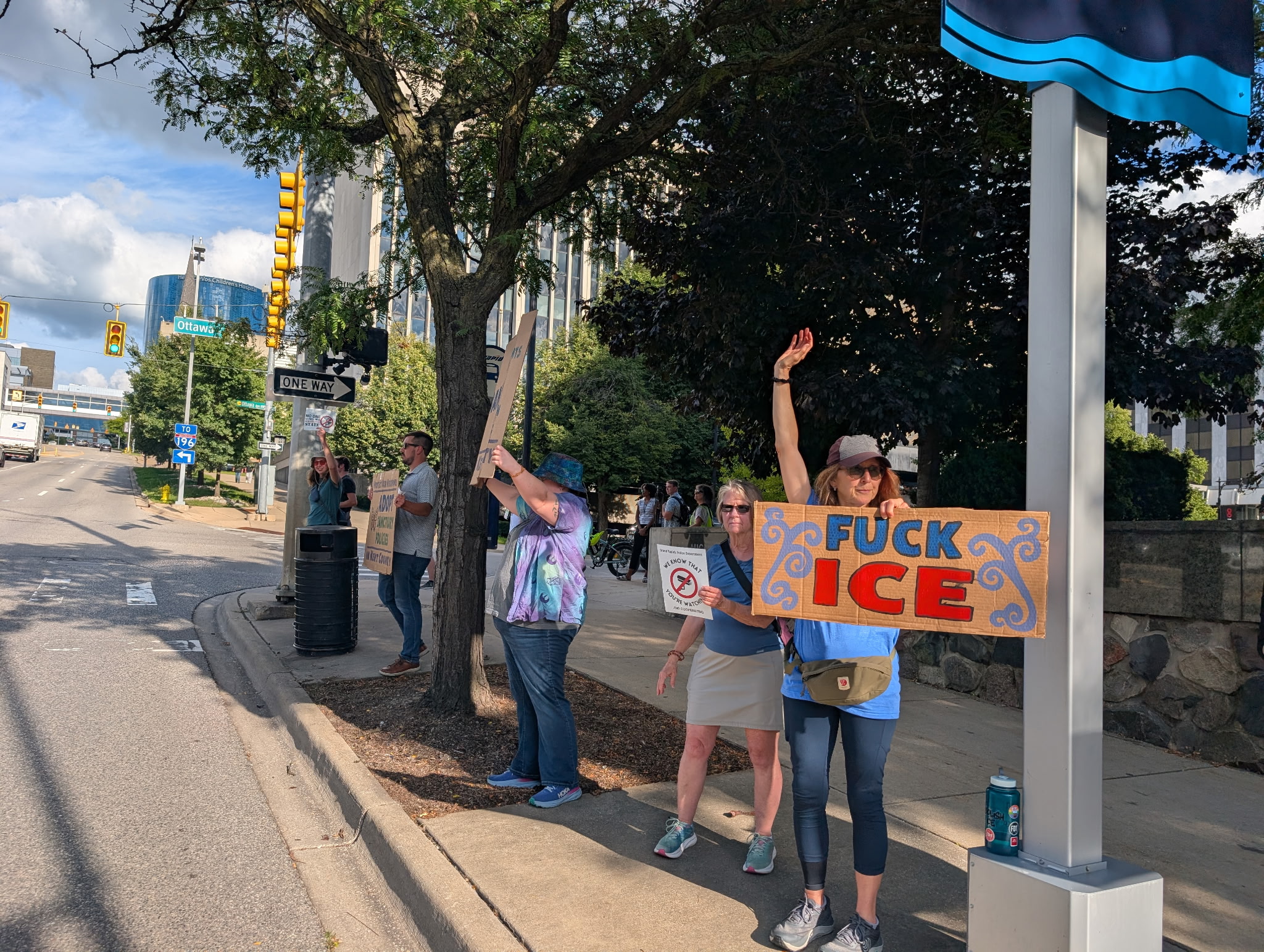 ICE protest